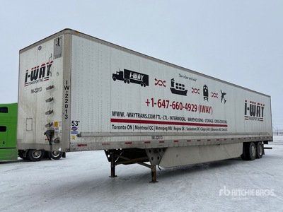 2022 Utility 53 ft x 102 in T/A Van Trailer