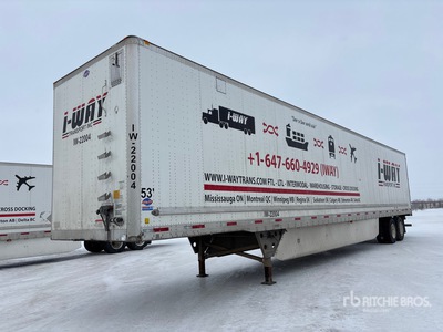2022 Utility 53 ft x 102 in T/A Van Trailer