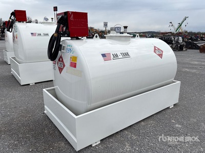 2025 AM Tank 500 490 gal Skid Mounted Steel Diesel Réservoir de carburant (Unused)