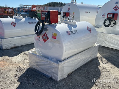 2025 AM Tank 500 490 gal Skid Mounted Steel Diesel Fuel Tank (Unused)