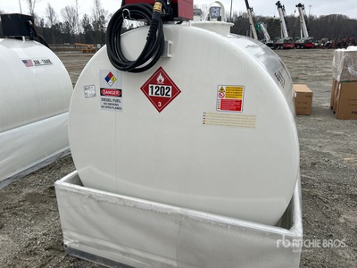 2025 AM Tank 1000 gal Skid Mounted Steel Kraftstofftank (Unused)