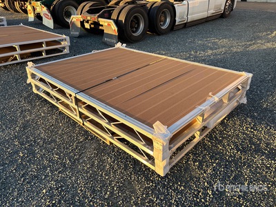 Quantity of (2) BYT BDF6 6 ft x 8 ft Aluminum Boat Dock Section Kit 船舶・海運業機器 - その他 (Unused)
