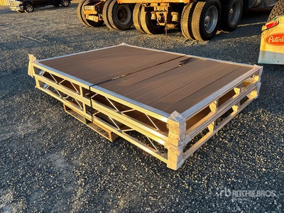Quantity of (2) BYT BDF6 6 ft x 8 ft Aluminum Boat Dock Section Kit 船舶・海運業機器 - その他 (Unused)