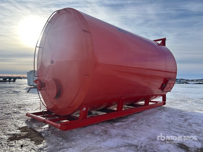 1993 G.L.M Tanks And Equipment 400 bbl Skid Mounted Steel Tank