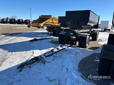 2000 Reliance 16 ft T/A Spread Axle Pup Rollback Pup Dump Trailer
