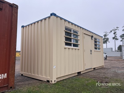 20 ft x 8 ft Storage Container Oficina móvil (Unused)