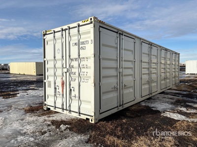 2025 40 ft High Cube Multi-Door Storage Container
