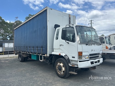2005 Mitsubishi FUSO FM600 شاحنة جانبية بستائر