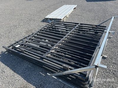 Quantity of (2) Driveway Split Gate