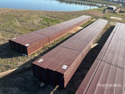 Quantity of (40) 6 in x 2 in x 25 ft New C-Purlin
