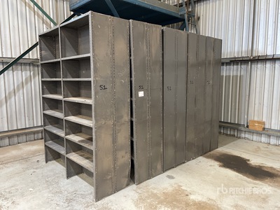 Quantity of (5) Steel Regale