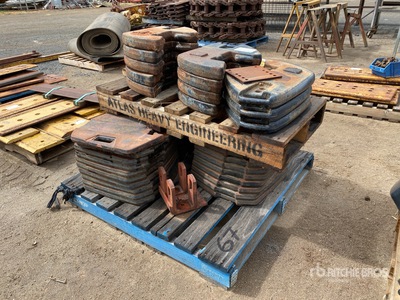 Quantity of Tractor Weights - Fits Cat 85D Challenger