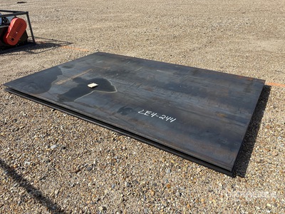 Quantity of (2) 2026 AGT 4 ft 11.5 in x 7 ft 10.5 in (0.75 in Thick) Steel Plates (Unused)