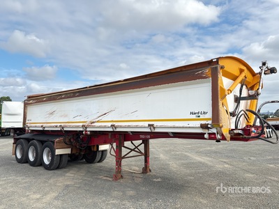 2019 Roadwest 8.5 m Tri/A Hard-Lite Remorque à benne latérale