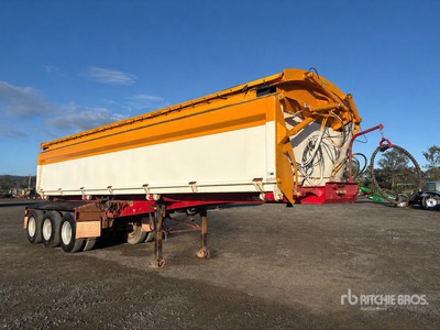 2018 Roadwest 8.4 m Tri/A Remorque à benne latérale