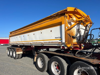 2018 Roadwest 5.2 m Tri/A B-Double Lead Side Dump Trailer