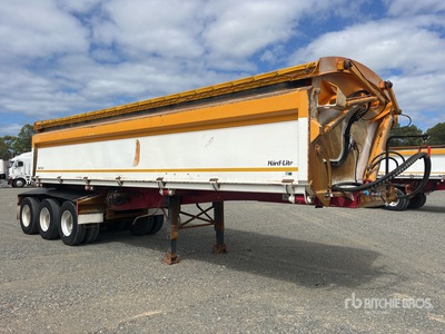 2020 Roadwest 8.4 m Tri/A Remorque à benne latérale