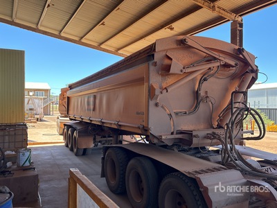 2020 Roadwest 8.5 m Tri/A مقطورة تفريغ جانبية