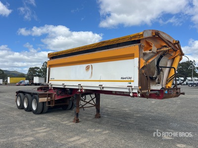 2020 Roadwest 5 m Tri/A B-Double Lead Side Dump Trailer