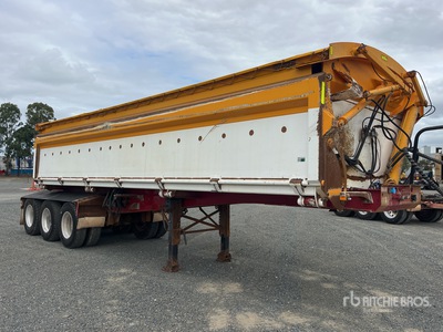 2018 Roadwest 8.5 m Tri/A Hard-Lite Remorque à benne latérale