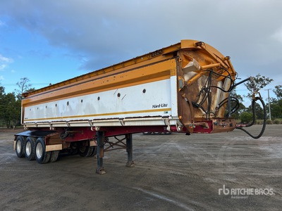 2018 Roadwest 8.4 m Tri/A Remorque à benne latérale