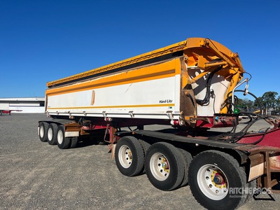 2020 Roadwest 8.4 m Tri/A Remorque à benne latérale