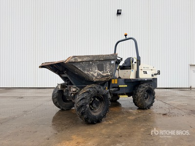 2014 Terex TA6S 6 t 4x4 Swivel Motobasculeur Dumper