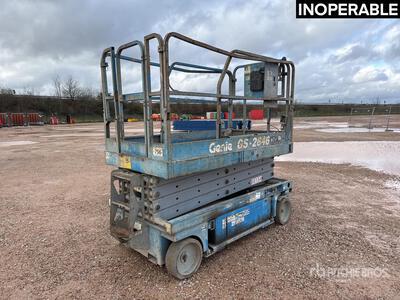 2003 Genie GS2646 Electric Nacelle Ciseau Scissor Lift (Inoperable)