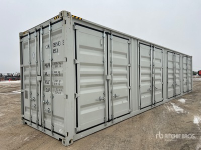 2025 40 ft High Cube Multi-Door Storage Container