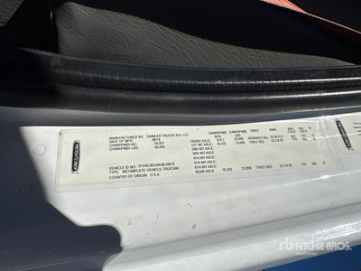 2019 Freightliner 114SD 6x4 Camion excavateur par aspiration