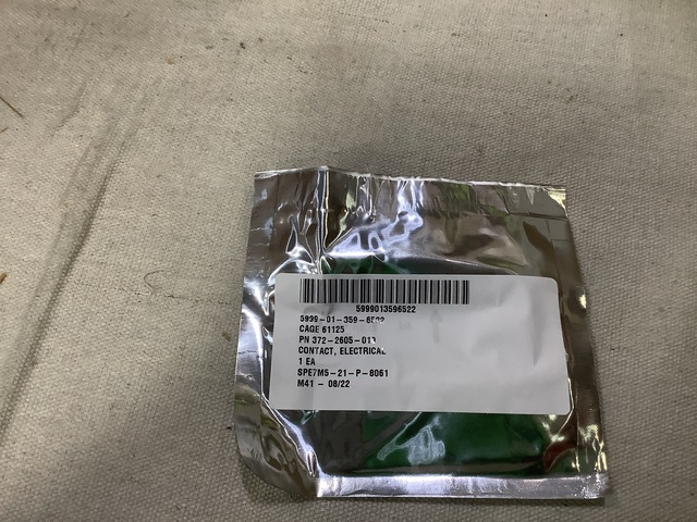 (22) Rockwell Collins 372-2605-010 Electrical Contacts