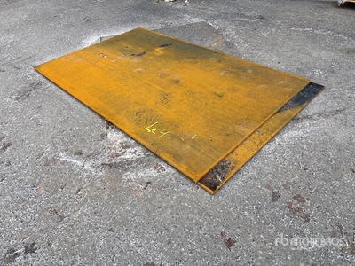 Quantity of (2) 2026 AGT 5 ft x 8 ft ألواح الصلب (Unused)