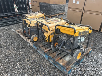 Quantity of (4) Portable Generator Set (Inoperable)