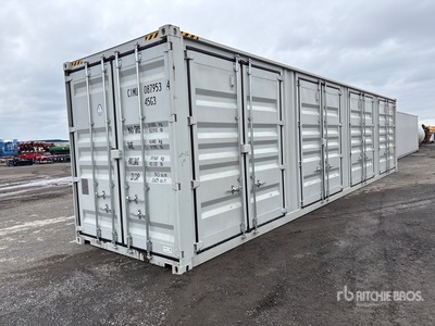 2025 40 ft High Cube Multi-Door Storage Container