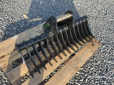 2026 Haener HBR1000-MS03-A 1000 mm Lifting Excavator Rake (Unused)