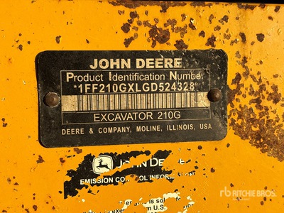 2017 John Deere 210G LC Rupsgraafmachine