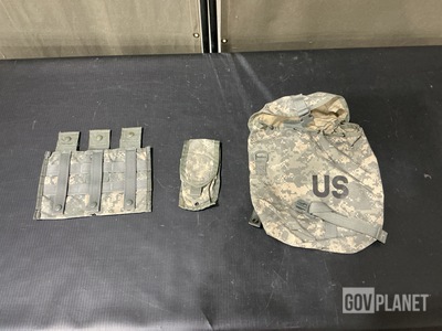 (124) Sustainment Pouches, (120) M4 Two Mag Pouches & Assorted Items