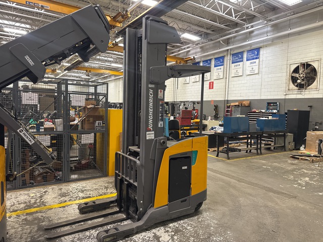 2018 Jungheinrich ETR345A 4500 lb Reach Truck