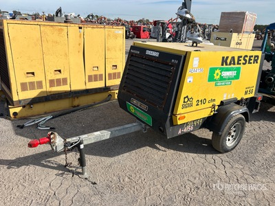 2018 Kaeser MOBILAIR M58 US 210 cfm Mobile Air Compressor