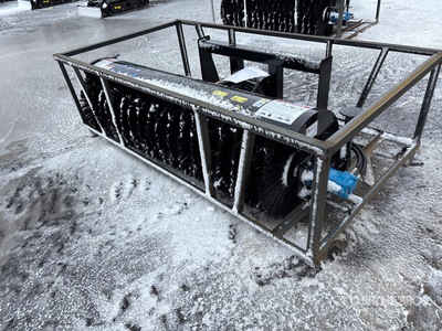 2026 Mower King SSAB72 72 in Skid Steer Broom (Unused)