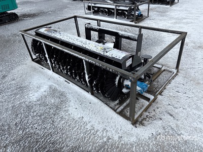 2026 Mower King SSAB72 72 in Skid Steer Broom (Unused)