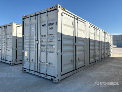 2025 40 ft High Cube Multi-Door Storage Container
