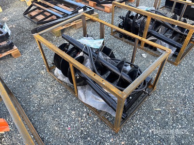 2026 Mower King SSECAG-Y 12 in Skid Steer Auger (Unused)