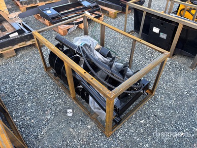 2026 Mower King SSECAG-Y 12 in Skid Steer Auger (Unused)