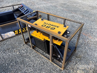 2026 AGT PD680-PZ Skid Steer Post Driver (Unused)