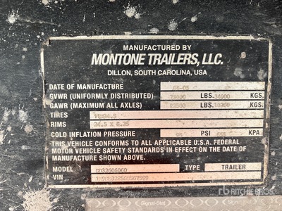 2006 Montone Remolque banera