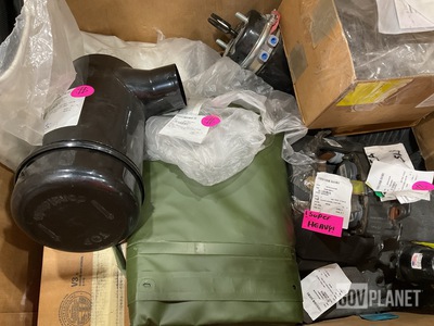 (1) Brake Caliper, (2) Air Filters, (2) Fitted Covers & Assorted Items