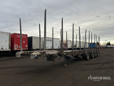 2017 Manac 23451 51 Ft Quad/A Boomstam aanhangwagen