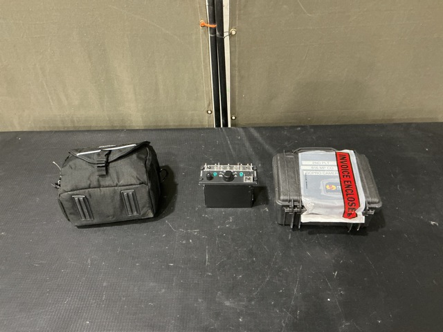 (1) Communication Controller, (2) Video Cameras & Assorted Items