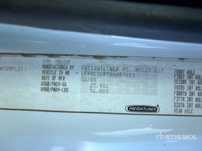 2008 Freightliner M2 112 13425 L 6x4 Extended Cab Water and Diesel Fuel Truck